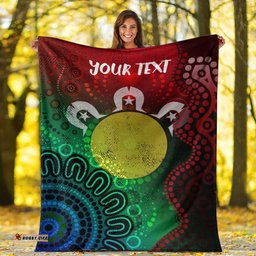 Amazing Aussie [Custom] Australia Naidoc Week Inspiration Of Indigenous Art Blanket