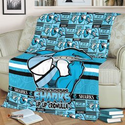 Amazing Aussie Cronulla Sutherland Sharks Champion���s Pride Comic Style Blanket