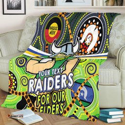 Amazing Aussie Canberra Raiders Naidoc Week Custom Raiders Naidoc For Our Elders Dot Art Style Blanket
