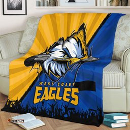 Amazing Aussie West Coast Eagles Breaking Through Fan Design Blanket