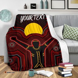 Amazing Aussie [Custom] Australia Aboriginal Inspired The Sun Always Shines Blanket