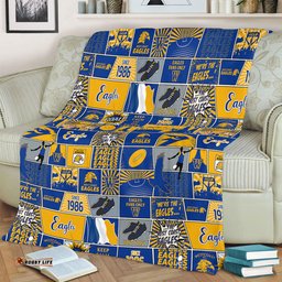 Amazing Aussie West Coast Eagles Legacy Of The Pride Comic Style Blanket