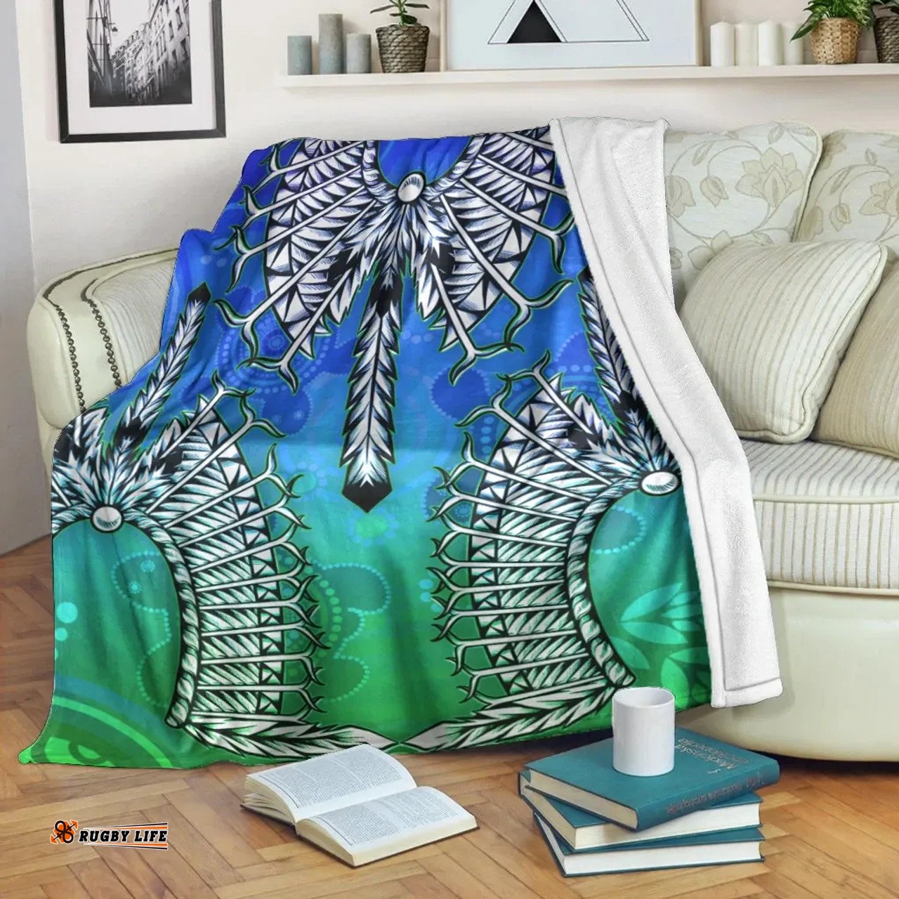 Amazing Aussie Australia Turtle With Dhari Mask Ver 02 Blanket