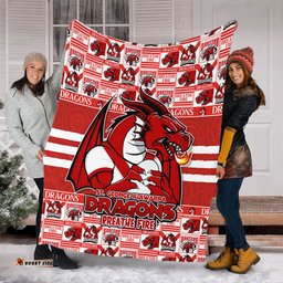 Amazing Aussie St. George Illawarra Dragons Champion���s Pride Comic Style Blanket