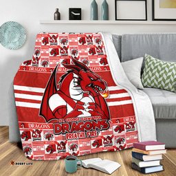 Amazing Aussie St. George Illawarra Dragons Champion���s Pride Comic Style Blanket