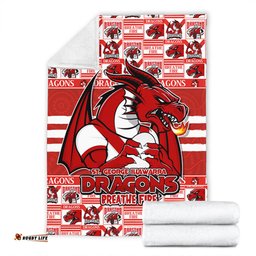 Amazing Aussie St. George Illawarra Dragons Champion���s Pride Comic Style Blanket