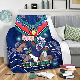 Amazing Aussie New Zealand Warriors Naidoc Week Custom For Our Elders Home Jersey Blanket