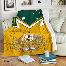Amazing Aussie Australia Australian Coat Of Arms National Color Blanket