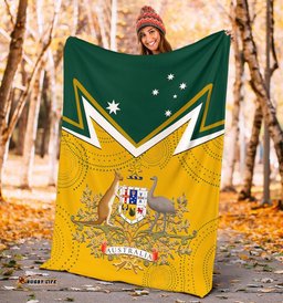 Amazing Aussie Australia Australian Coat Of Arms National Color Blanket