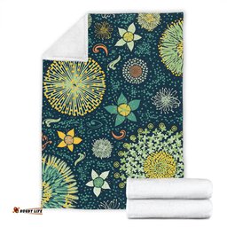 Amazing Aussie Australia Australian Colorful Flowers Background Blanket