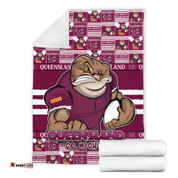 Amazing Aussie Queensland Maroons Champion���s Pride Comic Style Blanket