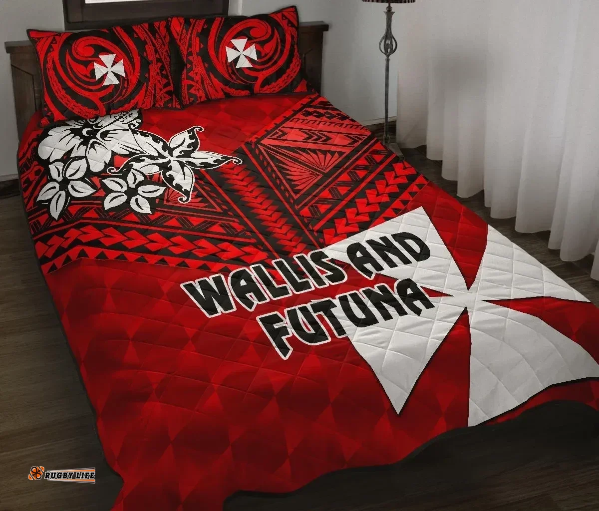 Rugbylife Quilt Bed Set - Wallis and Futuna Rugby Quilt Bed Set Sporty Vibes A31