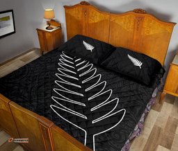 Quilt Bed Set New Zealand Silver Fern Rugby