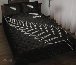 Quilt Bed Set New Zealand Silver Fern Rugby