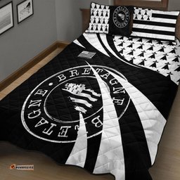 Brittany Celtic Quilt Bed Set Flag of Brittany