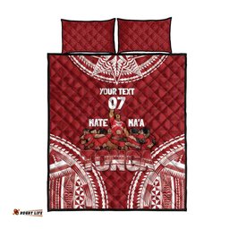 Personalized Mate Maa Tonga Rugby Quilt Bed Set Ofa Atu Tonga