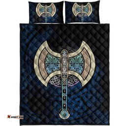 Celtic Knotwork Labrys Quilt Bed Set