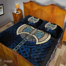 Celtic Knotwork Labrys Quilt Bed Set
