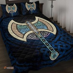 Celtic Knotwork Labrys Quilt Bed Set