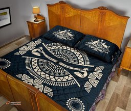 Aboriginal Quilt Cover Set, Didgeridoo Australia Patterns Ver02