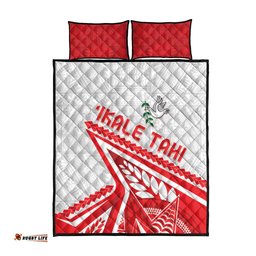 Tonga Rugby 2024 Pacific Quilt Bed Set Go Ikale Tahi