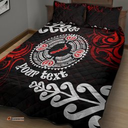 New Zealand Waitangi Day Personalised Quilt Bed Set Aotearoa Te Ra O Waitangi With Maori Tattoo