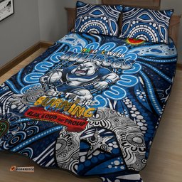 NAIDOC Week 2024 Bulldogs Quilt Bed Set Mascot Rugby