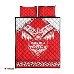 Tonga Mate Maa Rugby Quilt Bed Set Go Champions