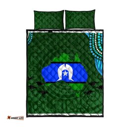 Torest Trait Islands Mix Aboriginal Pattern Quilt Bed Set 07