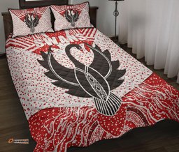 Sydney Quilt Bed Set Indigenous Swans