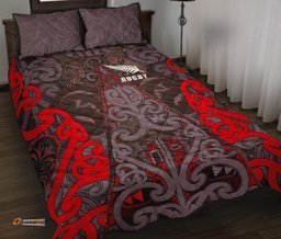 Quilt Bed Set New Zealand Maori Rugby