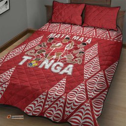 Tonga Rugby Quilt Bed Set Tonga Mate Ma'a Take The Lead