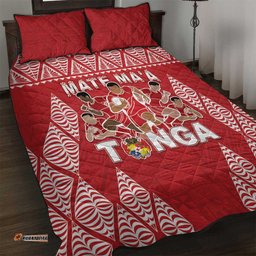 Tonga Rugby Quilt Bed Set Tonga Mate Ma'a Take The Lead