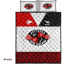 Quilt Bed Set NZ New Zealand Aotearoa Rugby Champion