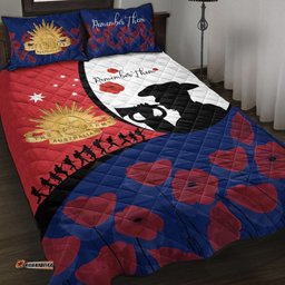 ANZAC Day Quilt Bed Set We will remember Them 03