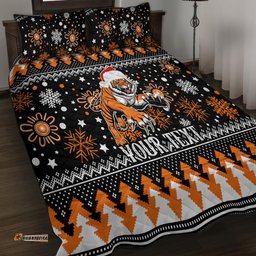 Custom Tigers Rugby Quilt Bed Set Chirstmas Vibe