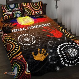 NAIDOC Quilt Bed Set Heal Country