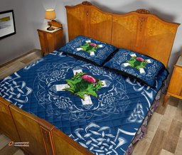 Scotland Quilt Bed Set Saltire Thistle