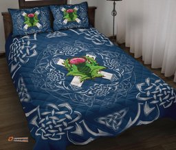 Scotland Quilt Bed Set Saltire Thistle