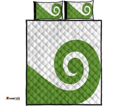 New Zealand Flag Hundertwasser Koru Quilt Bedding Sets
