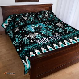 Custom Port Adelaide Power Football Quilt Bed Set Port Adelaide Power Football Christmas Vibe