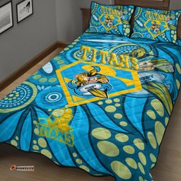Vibe Hoodie Quilt Bed Set Gold Coats Titans Superman Quilt Bed Set