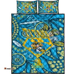Vibe Hoodie Quilt Bed Set Gold Coats Titans Superman Quilt Bed Set