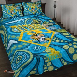 Vibe Hoodie Quilt Bed Set Gold Coats Titans Superman Quilt Bed Set