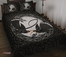 New Zealand Huia Bird, Maori Quilt Bed Set