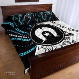 Aboriginal Pattern Torest Strait Island Quilt Bed Set