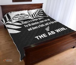 New Zealand Rugby Quilt Bed Set The AB Win 0