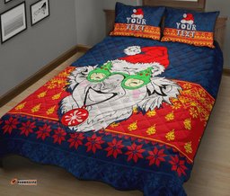 Custom Australia Christmas Quilt Bed Set Bye Bye