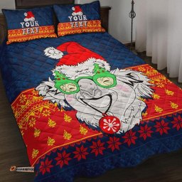 Custom Australia Christmas Quilt Bed Set Bye Bye