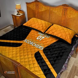 Custom Scorchers Cricket Champions Quilt Bed Set Made Tough